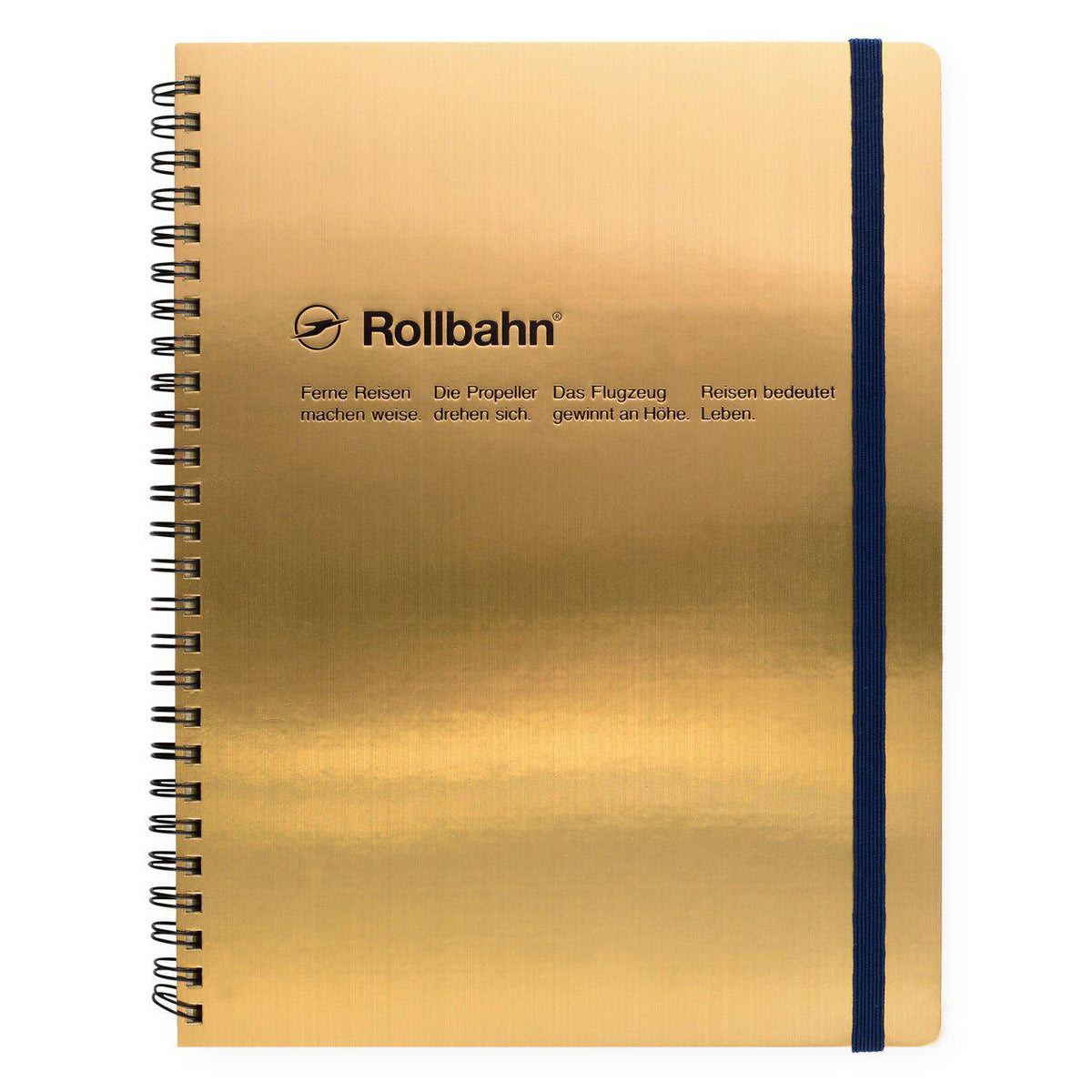 Null Rollbahn Notebook Gold | Small, Large Or A5 