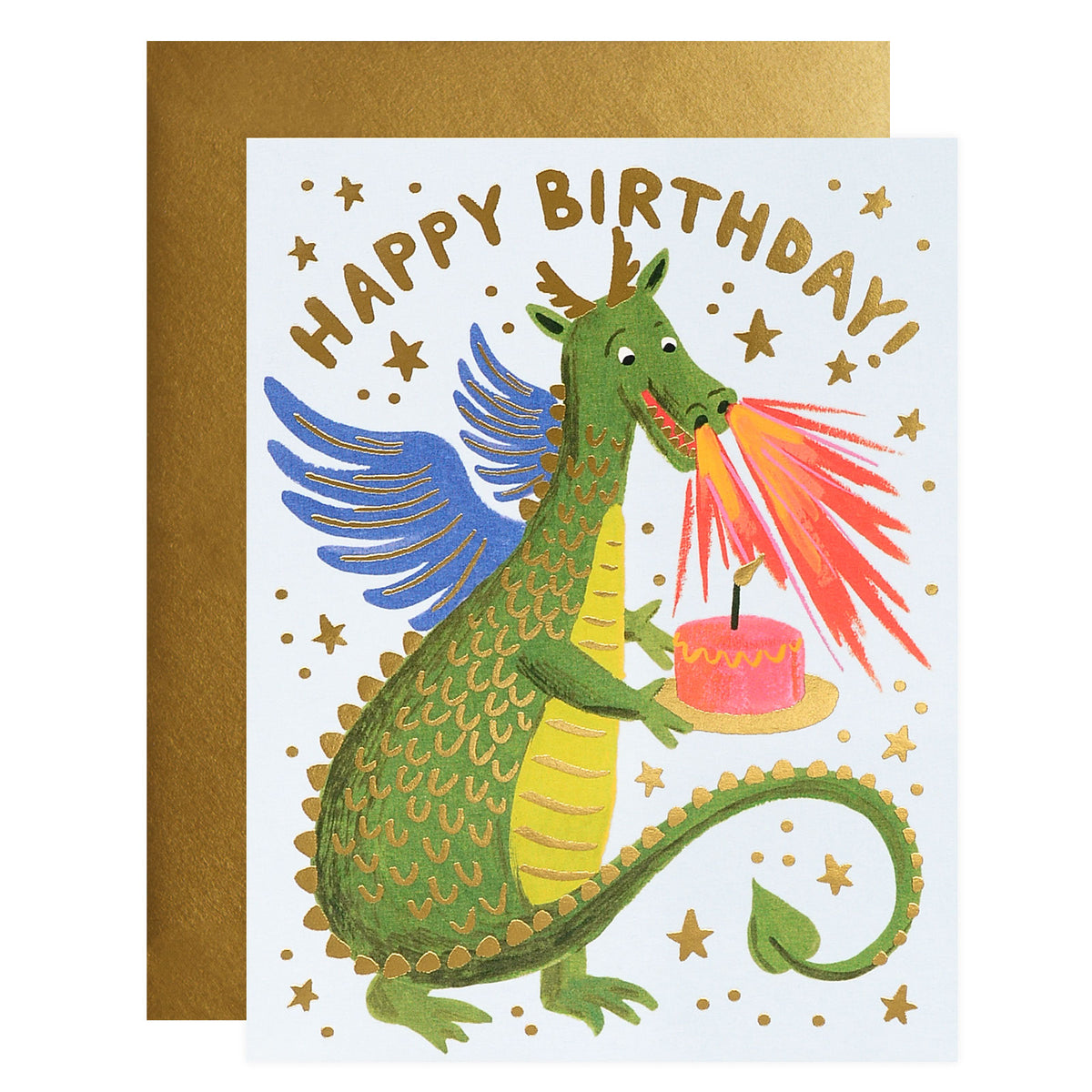Rifle Paper Co. Birthday Dragon Greeting Card 