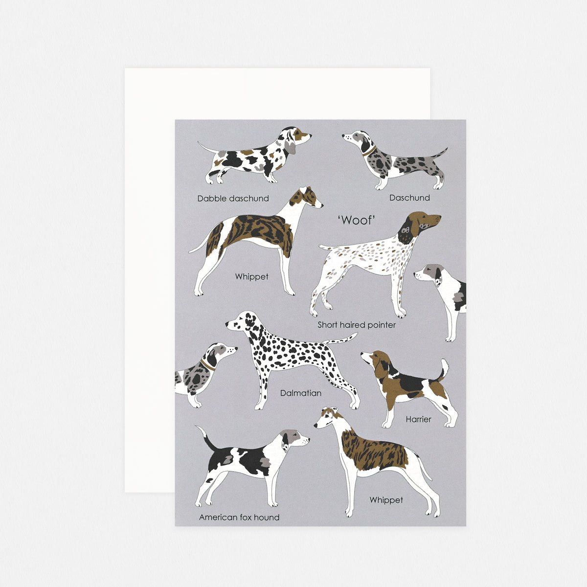 Elvira van Vredenburgh Woof Greeting Card 