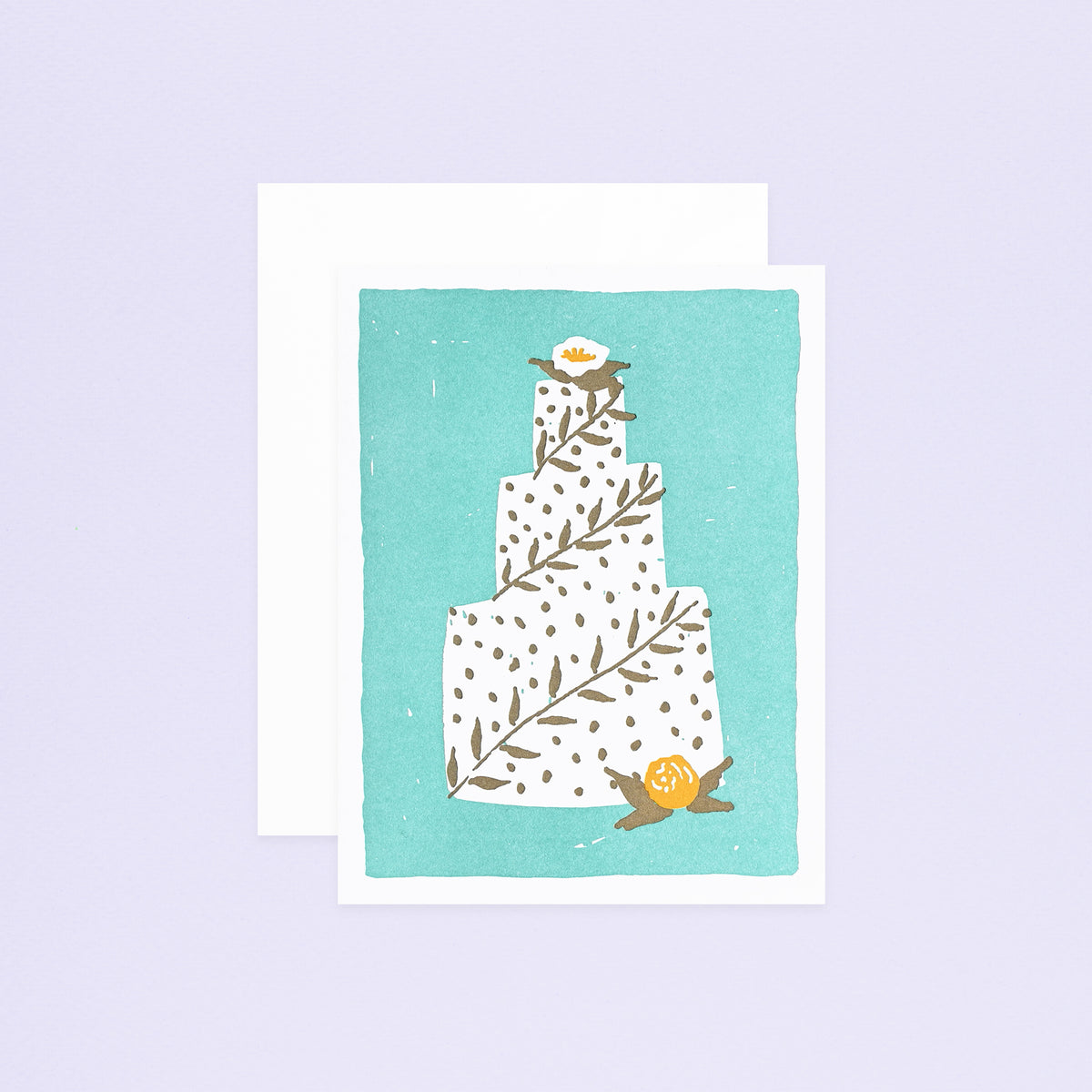 Hammerpress Wedding Cake Greeting Card 