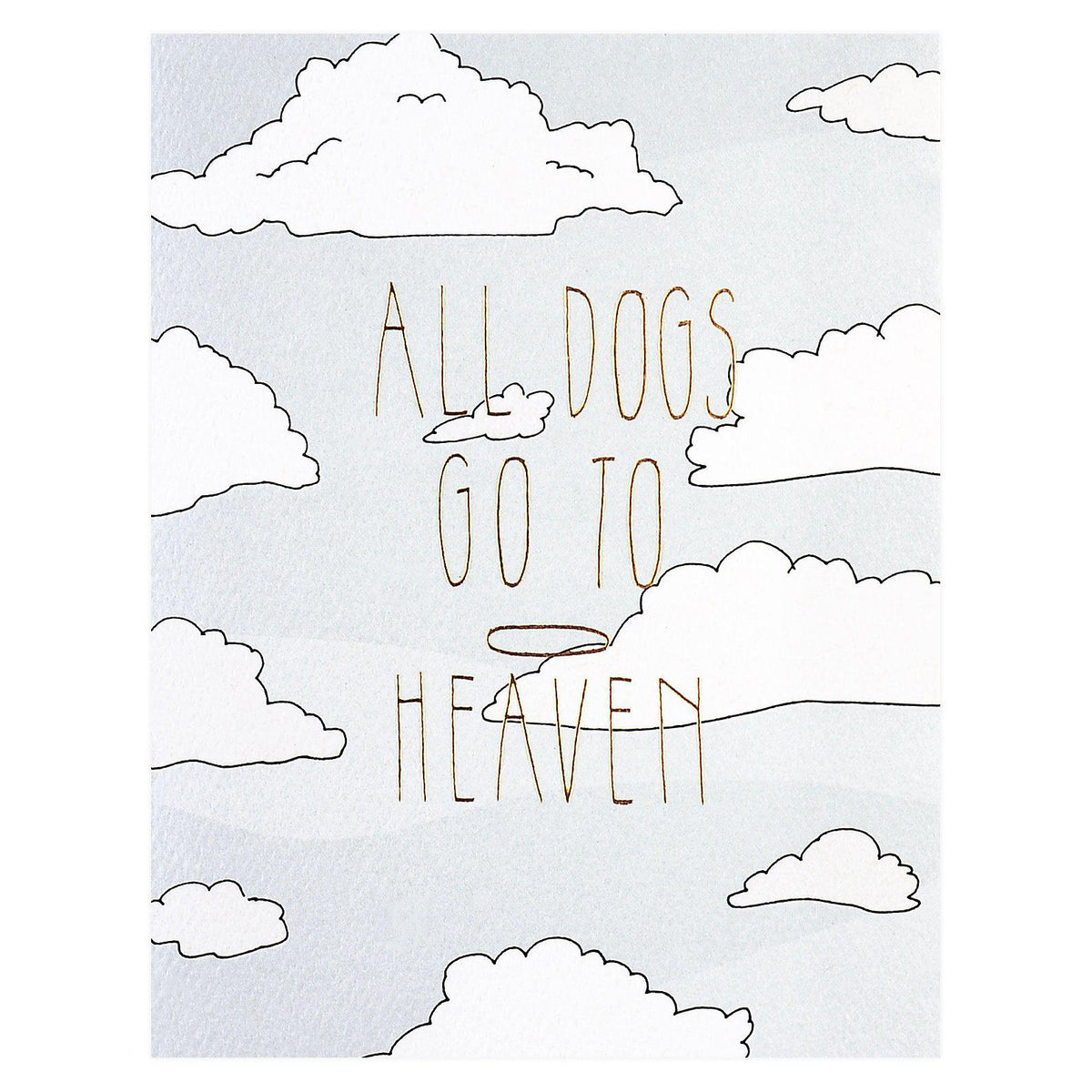 Hartland Cards All Dogs Go To Heaven Pet Sympathy Card