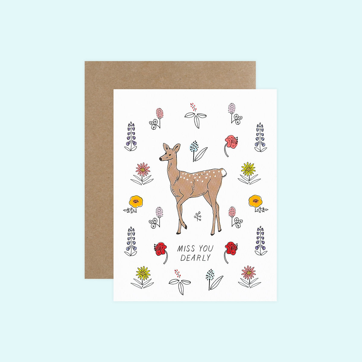 Hartland Cards Miss You Dearly Greeting Card