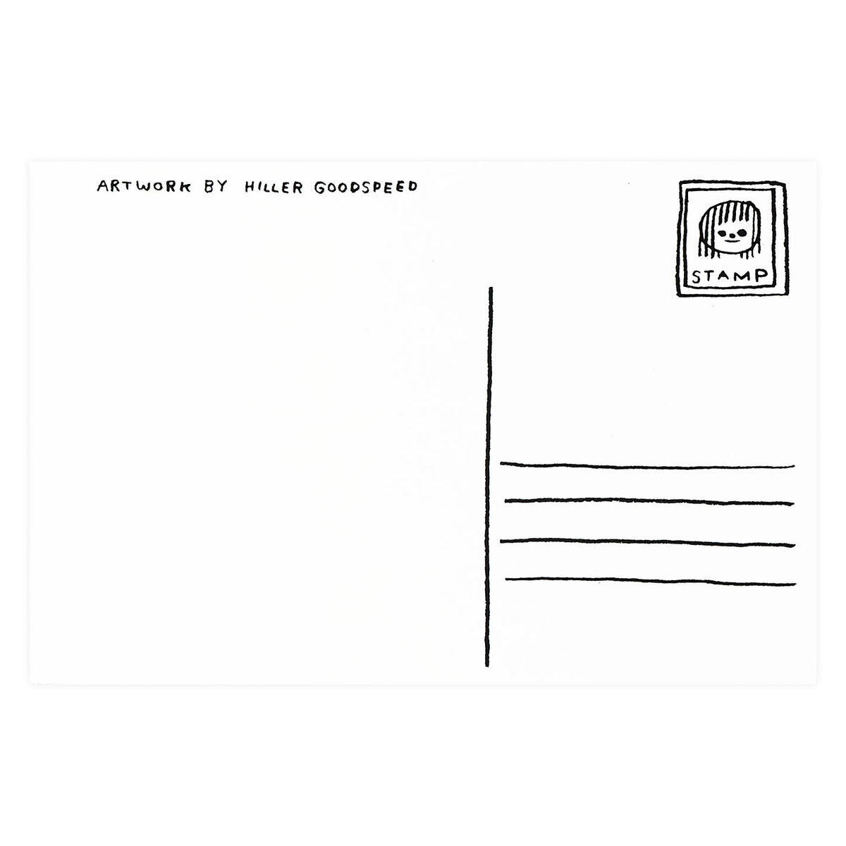 Hiller Goodspeed Double Okays Over Here Postcard 