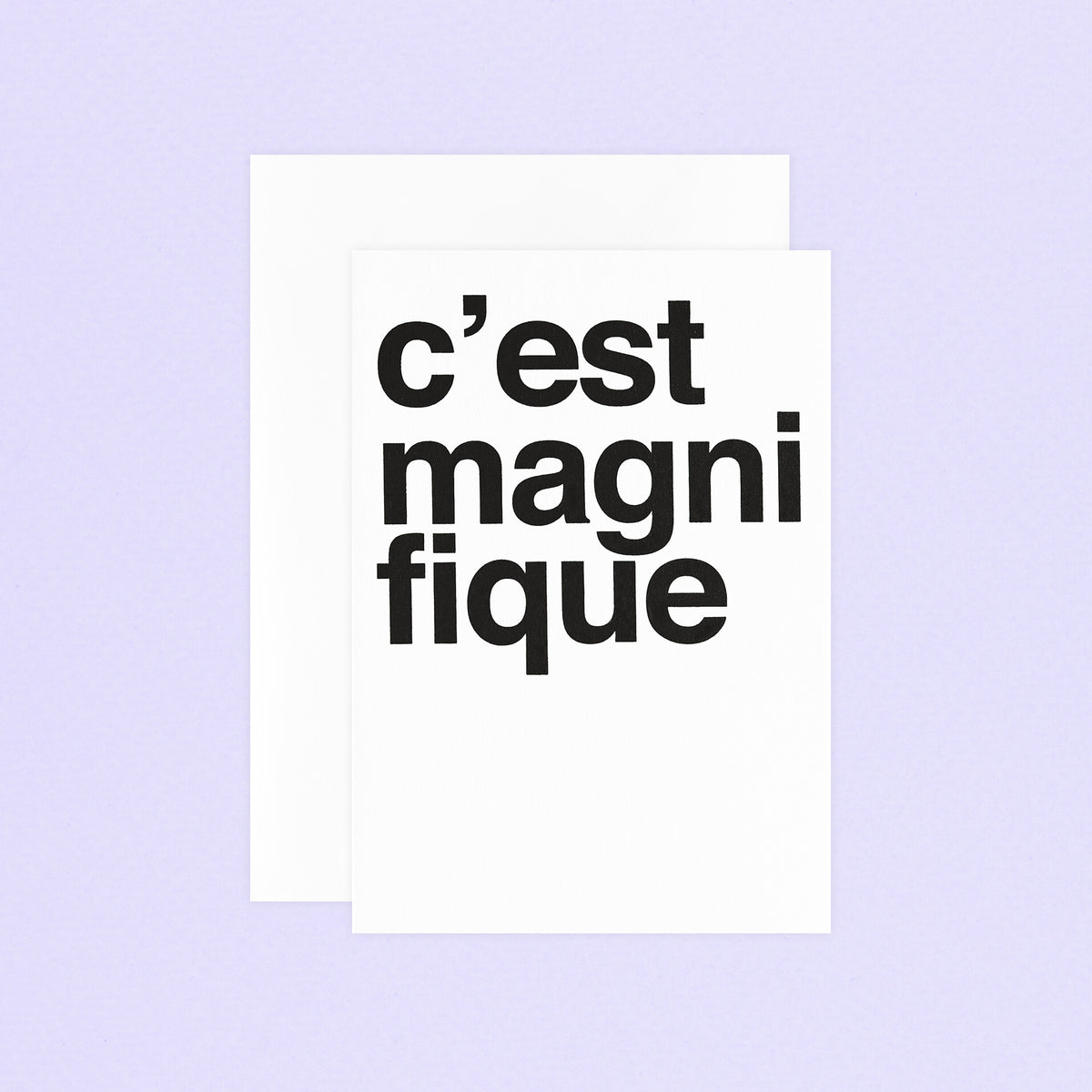 Imogen Owen C'est Magnifique Greeting Card 