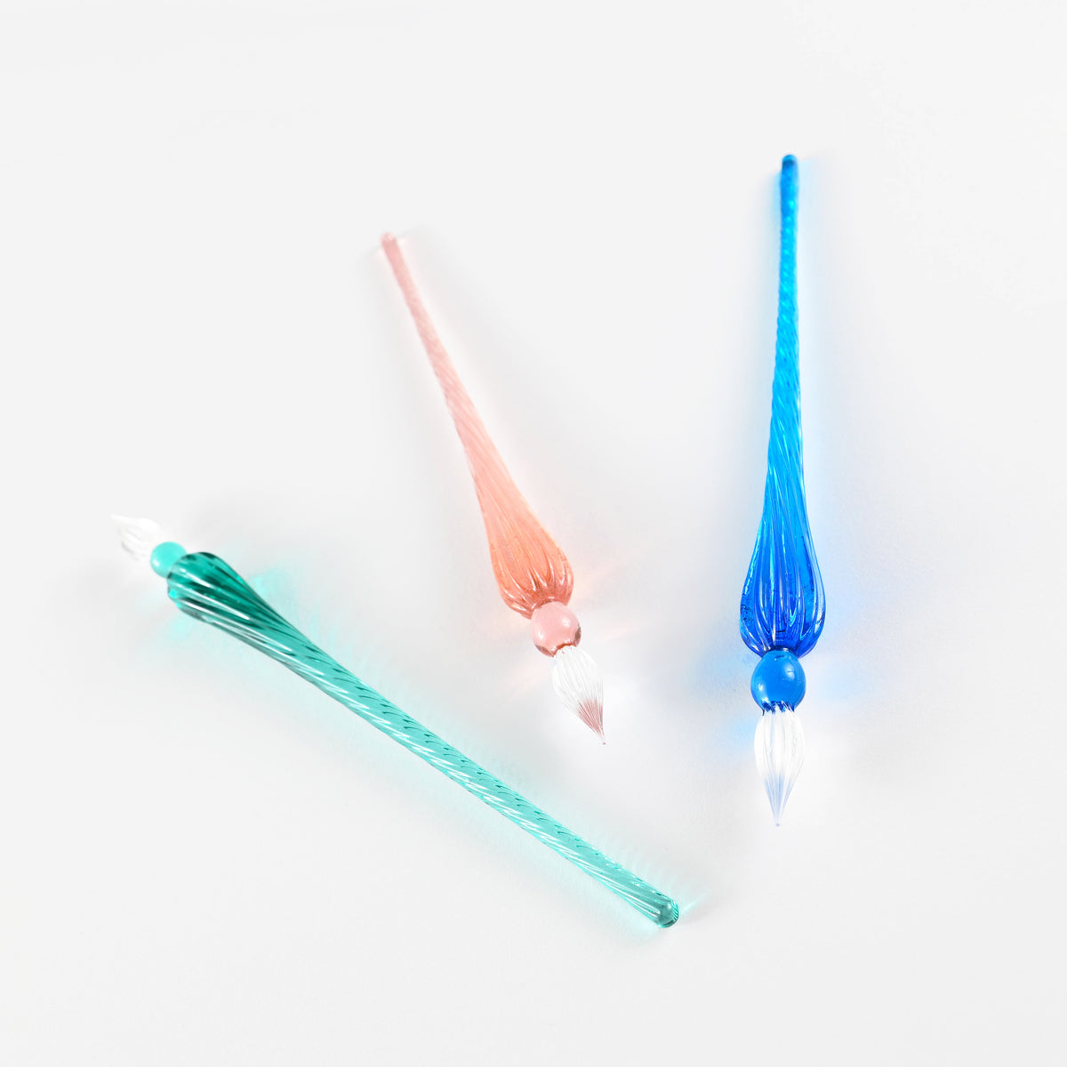 J. Herbin Hand-Blown Glass Dip Pen Spiral | 4 Colors