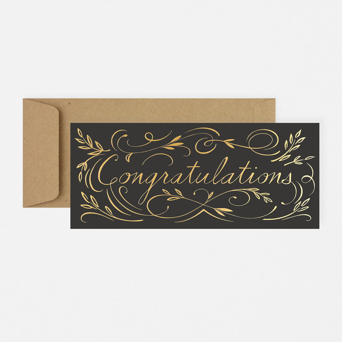Karen Adams Gilt Congratulations Card 