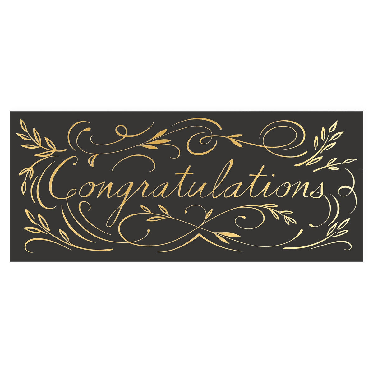 Karen Adams Gilt Congratulations Card 