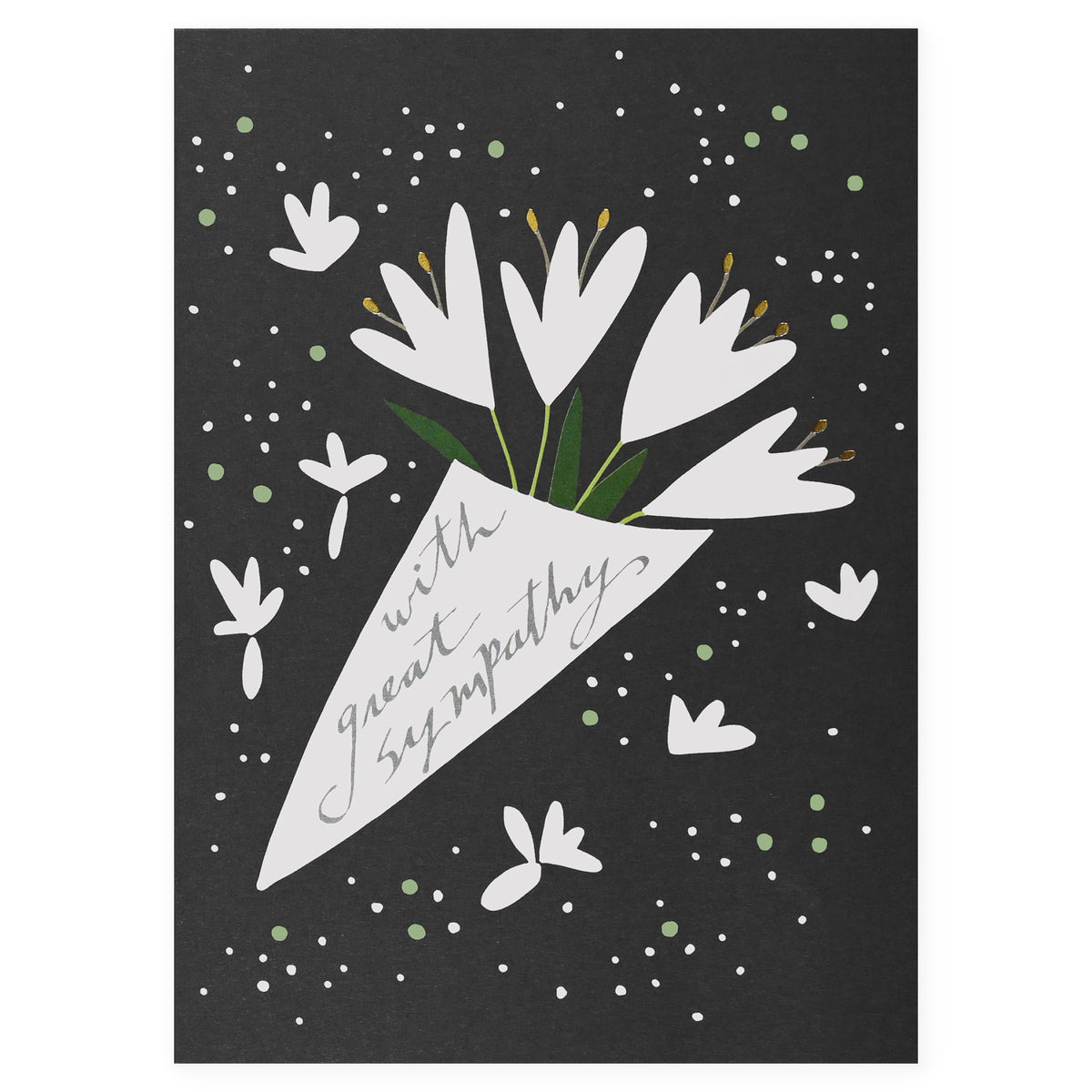 Karen Adams Sympathy Bouquet Greeting Card 