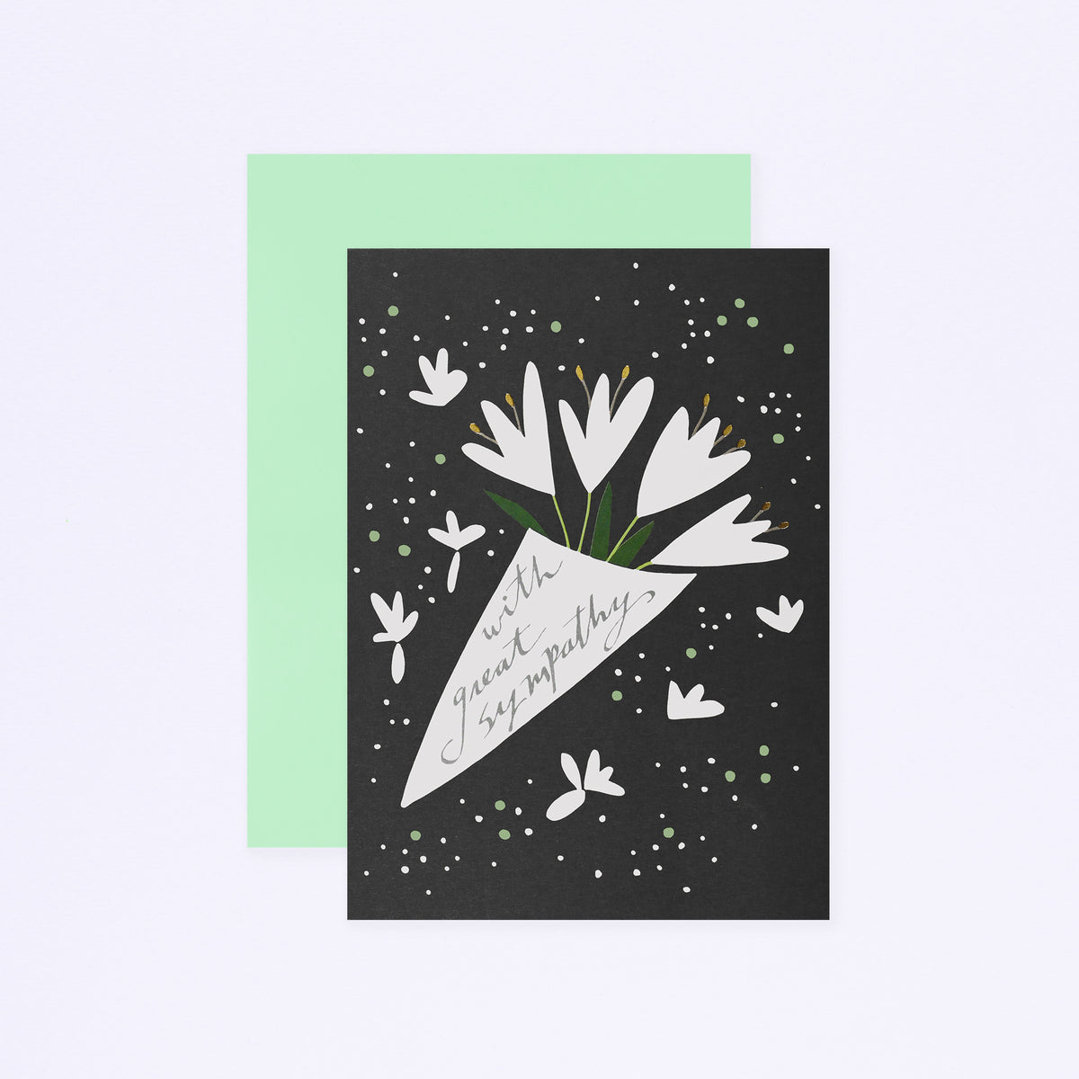 Karen Adams Sympathy Bouquet Greeting Card 