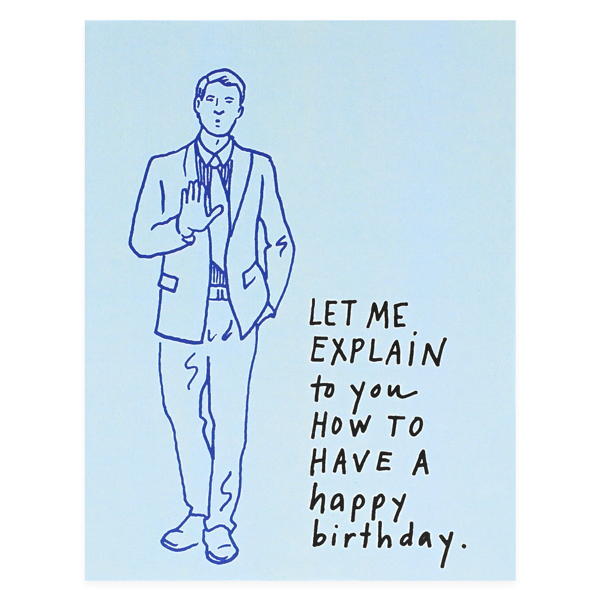 La Familia Green Mansplaining Birthday Card 
