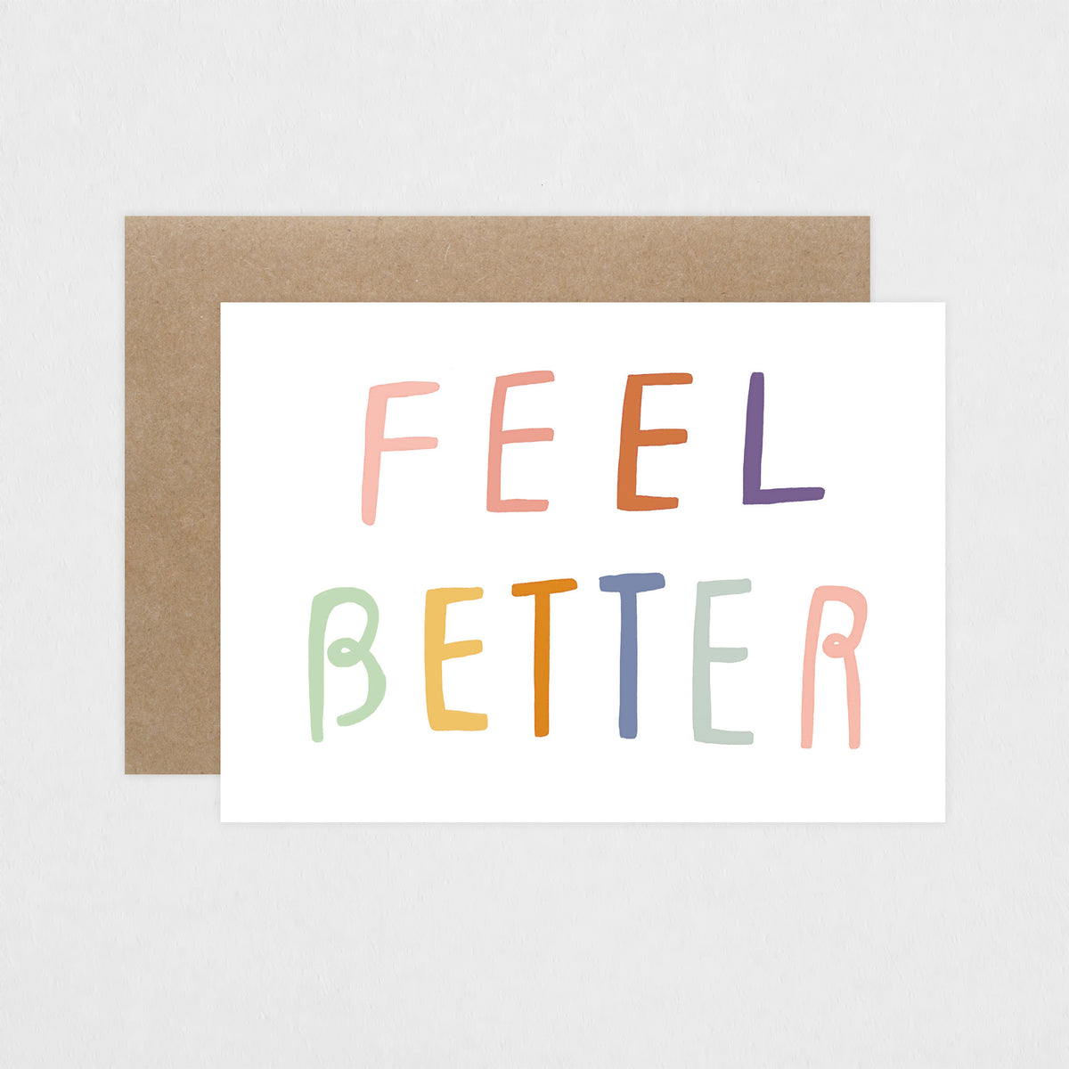 Laura Supnik Feel Better Greeting Card 