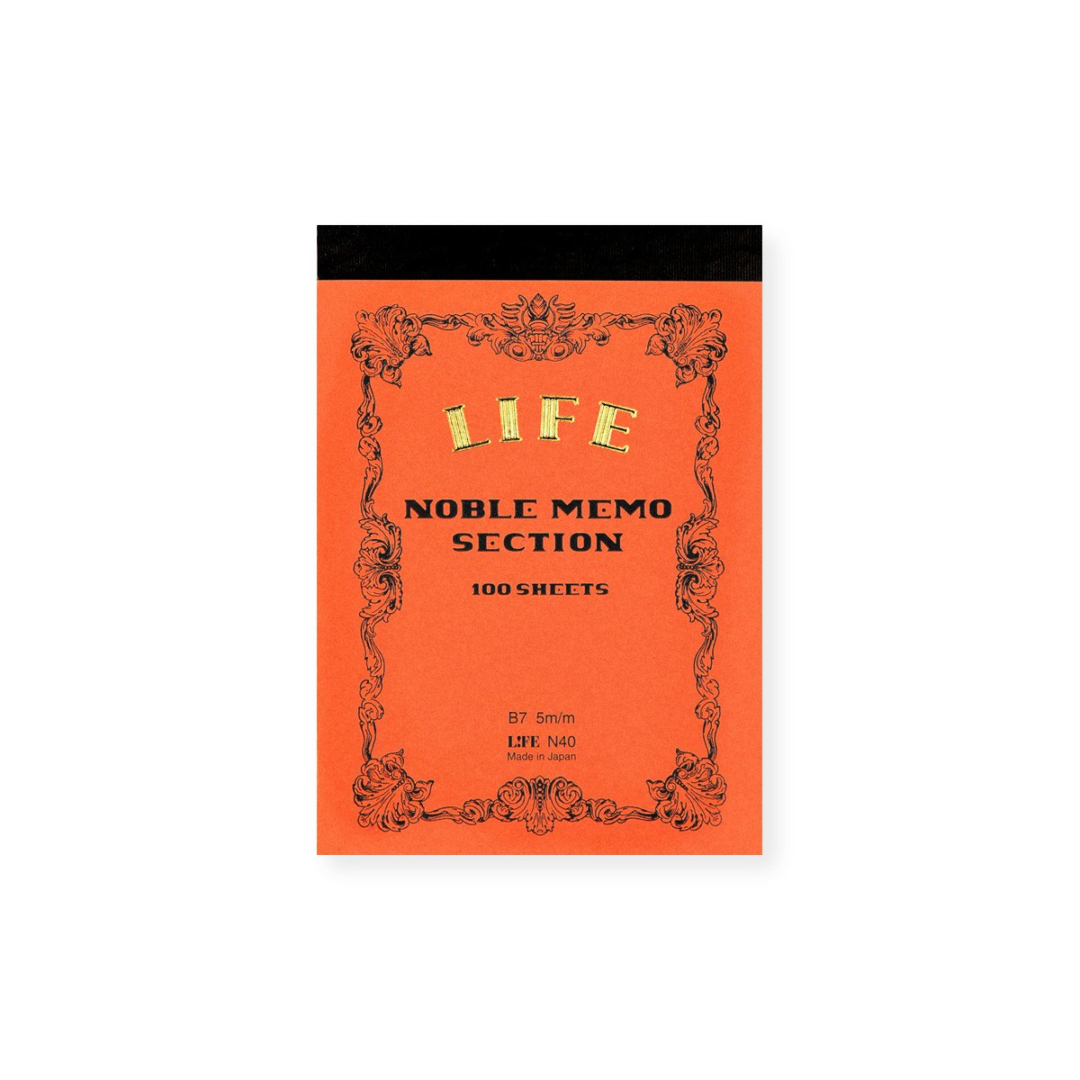 LIFE Stationery Noble B7 Memo Section (Grid) Notepad 