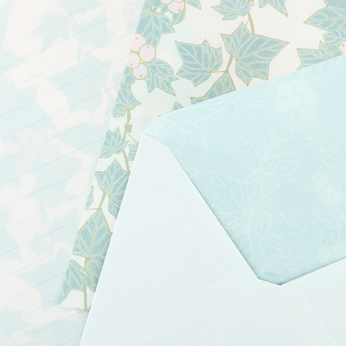 Midori Midori Ivy Letter Pad and Envelopes 