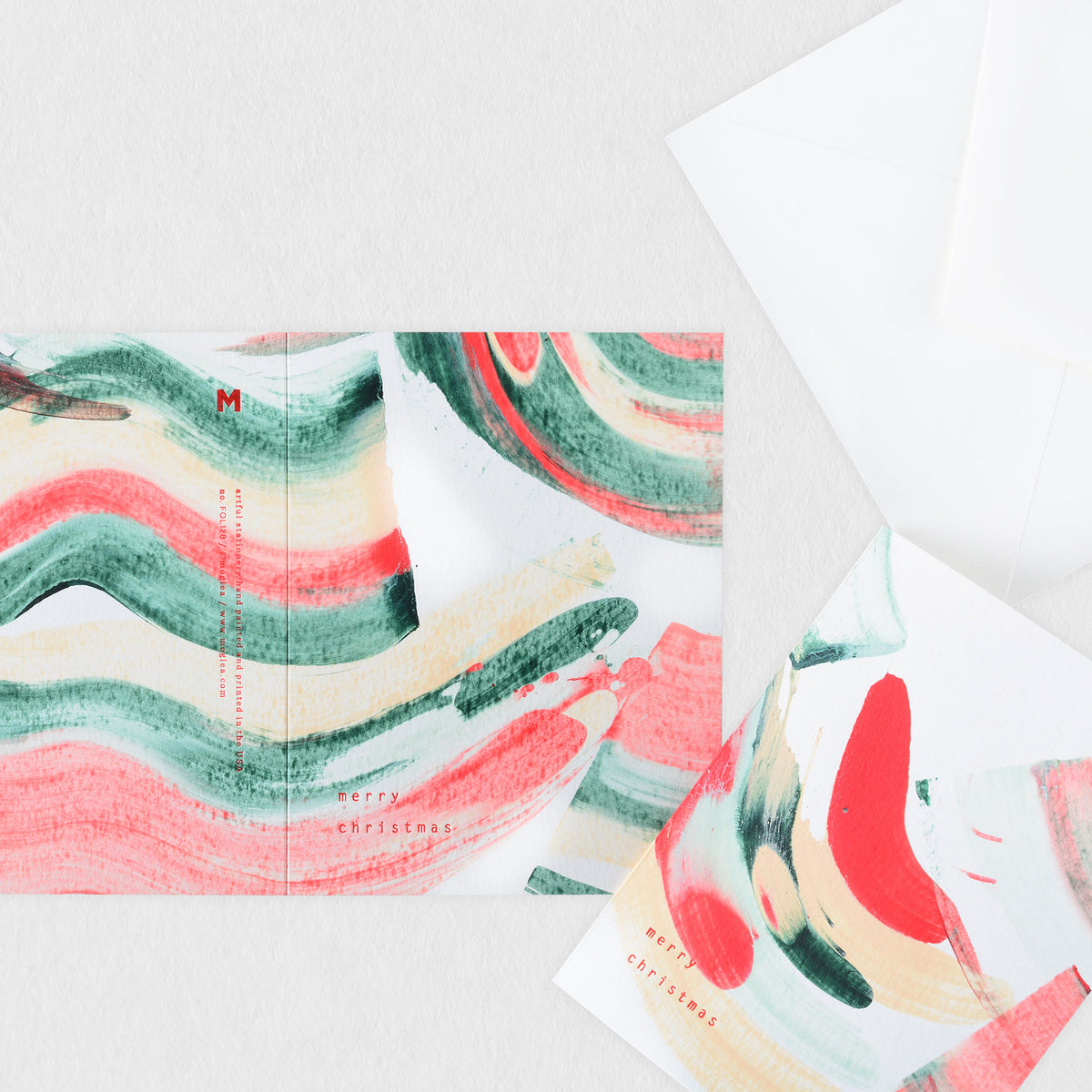 OOS Christmas Swirl Holiday Cards 