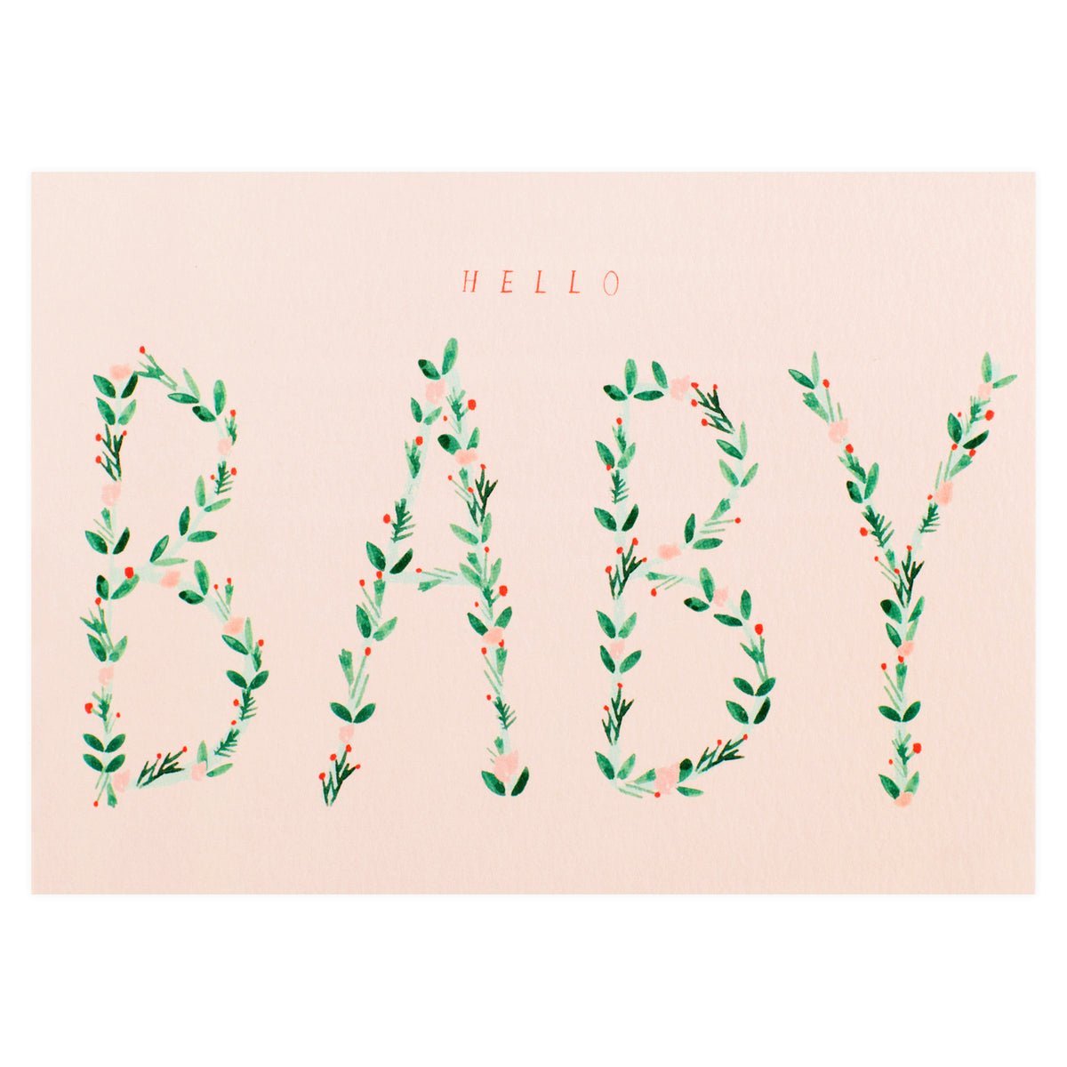 Mr. Boddington's Studio Hello Baby Greeting Card 
