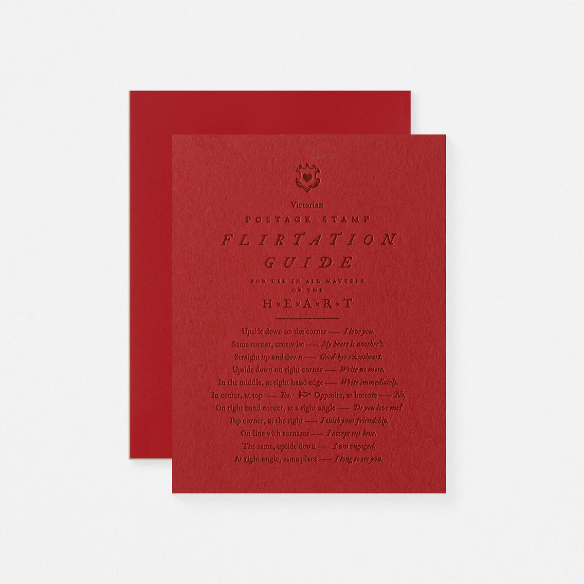 Open Sea Postage Stamp Flirtation Guide Greeting Card 