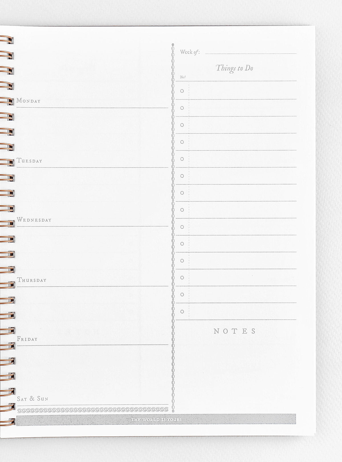 Open Sea Luminaries Weekly Undated Planner 