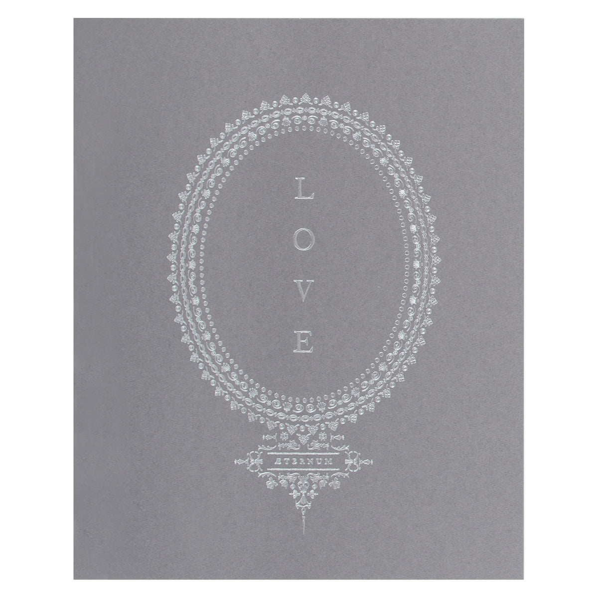 Open Sea Silver Love Greeting Card 