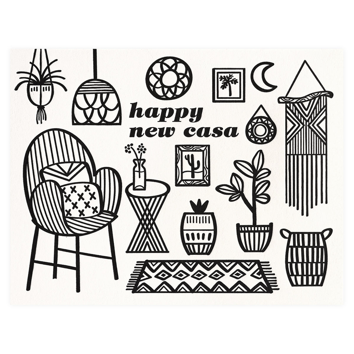 Paper Parasol Press New Casa Greeting Card 