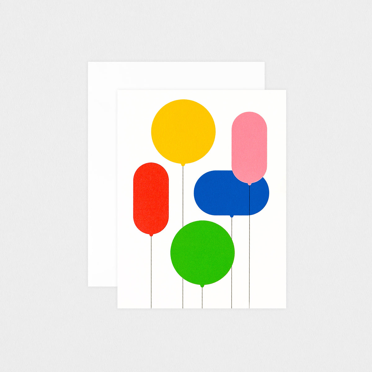 paper&stuff Balloons Birthday Card 