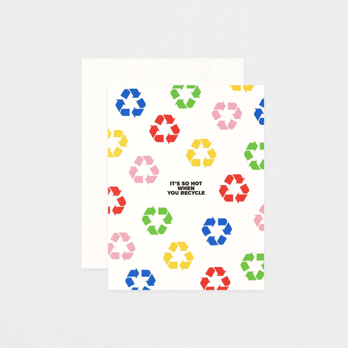 paper&stuff Recycle Love Greeting Card 