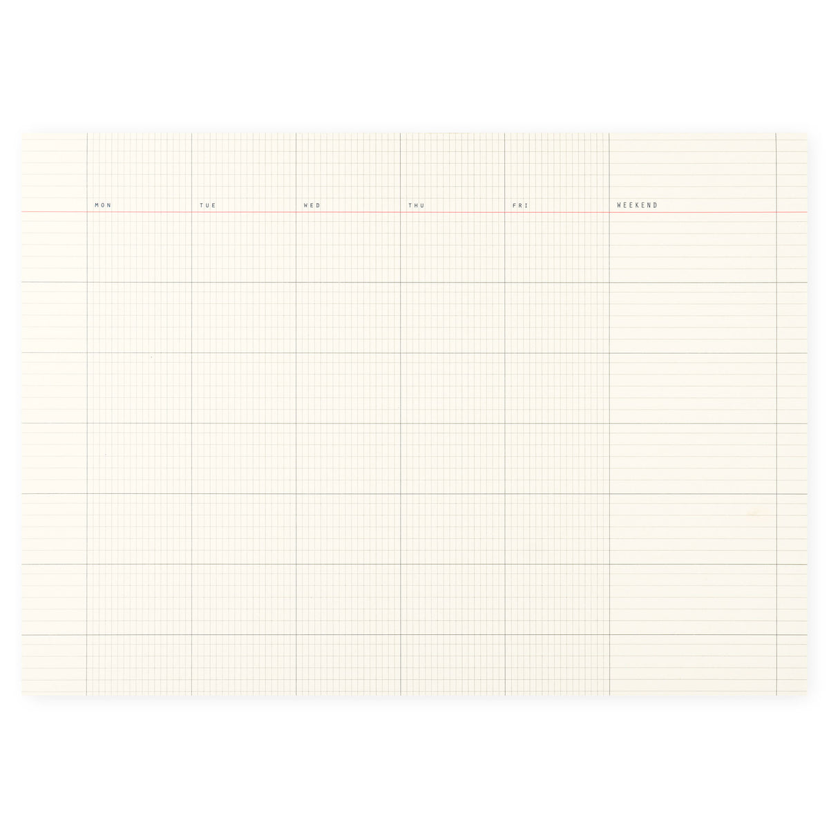 Paperways Desk Notepad Monthly 01 A4 