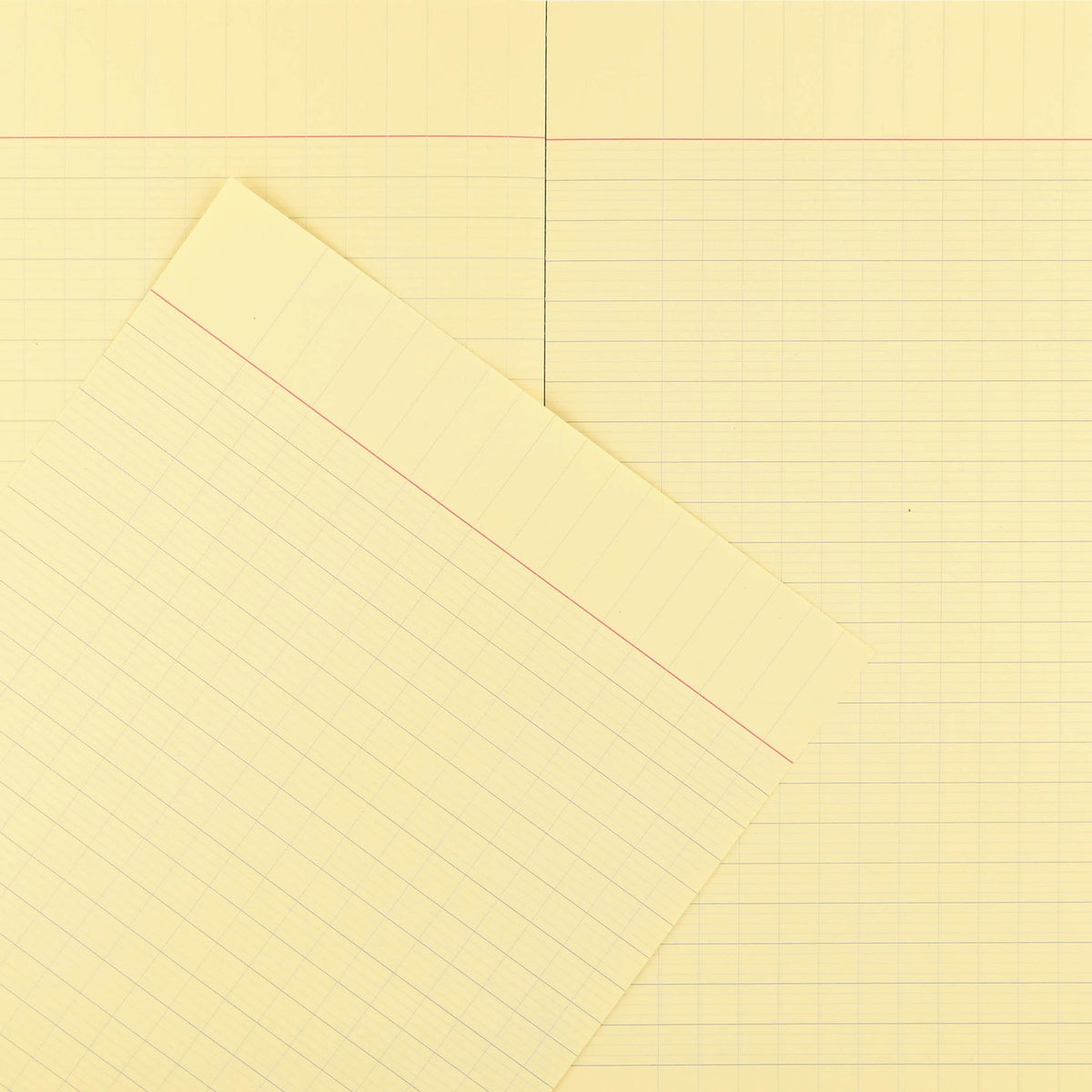 Paperways Large Notebook French Grid Crimson Red 