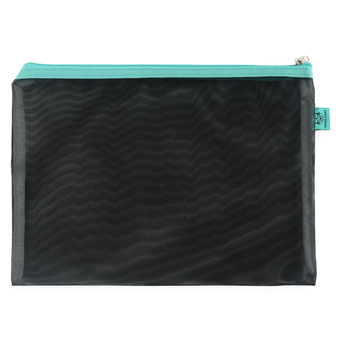 Papier Tigre Large Mesh Pouch Black 