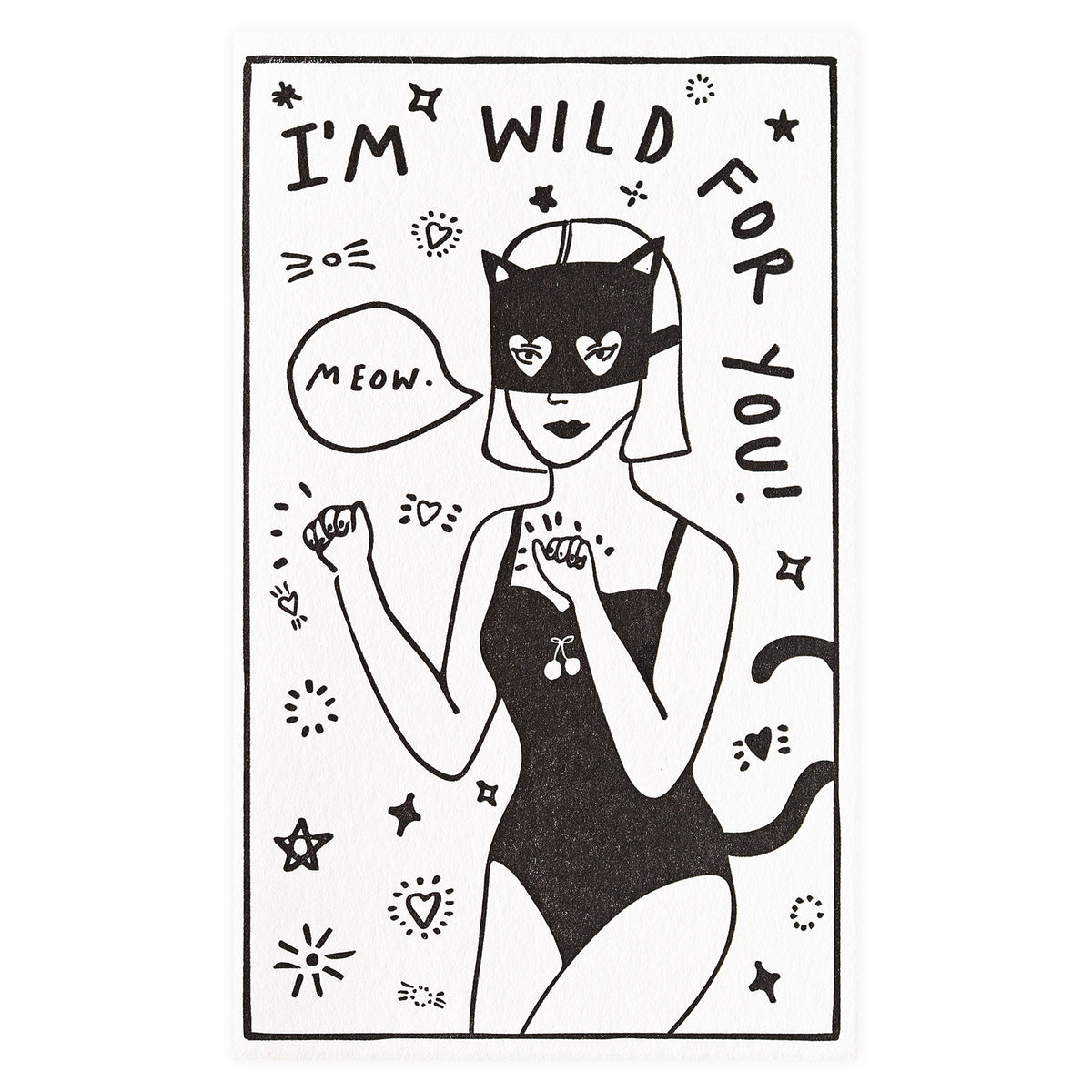 Poem Press Wild For You Greeting Card 