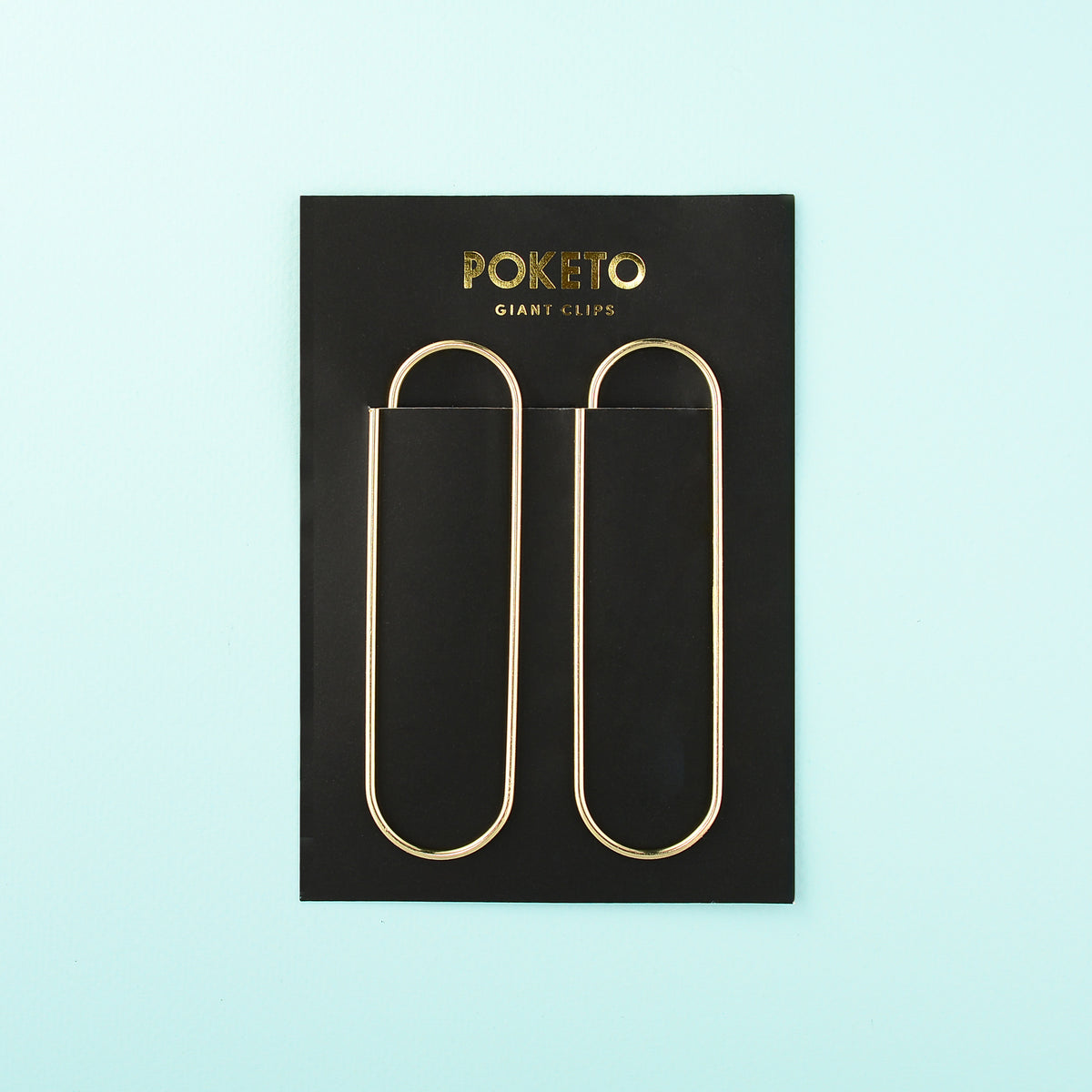 Poketo Giant Paper Clips Set of Two 