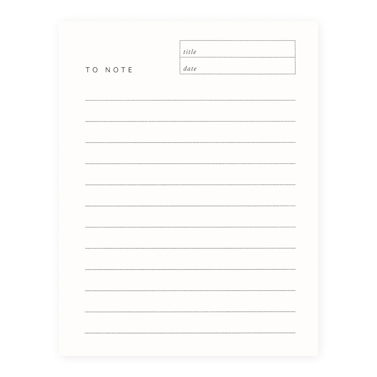 Ramona & Ruth To Note Block Notepad 