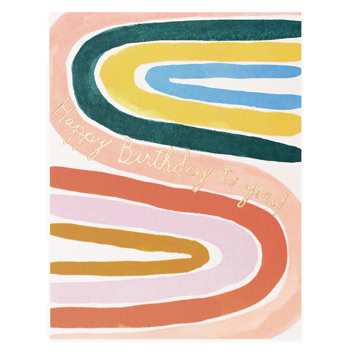 Red Cap Cards Perfect Rainbow Birthday Card 