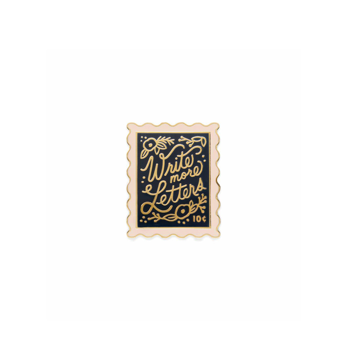Rifle Paper Co. Write More Letters Enamel Pin 