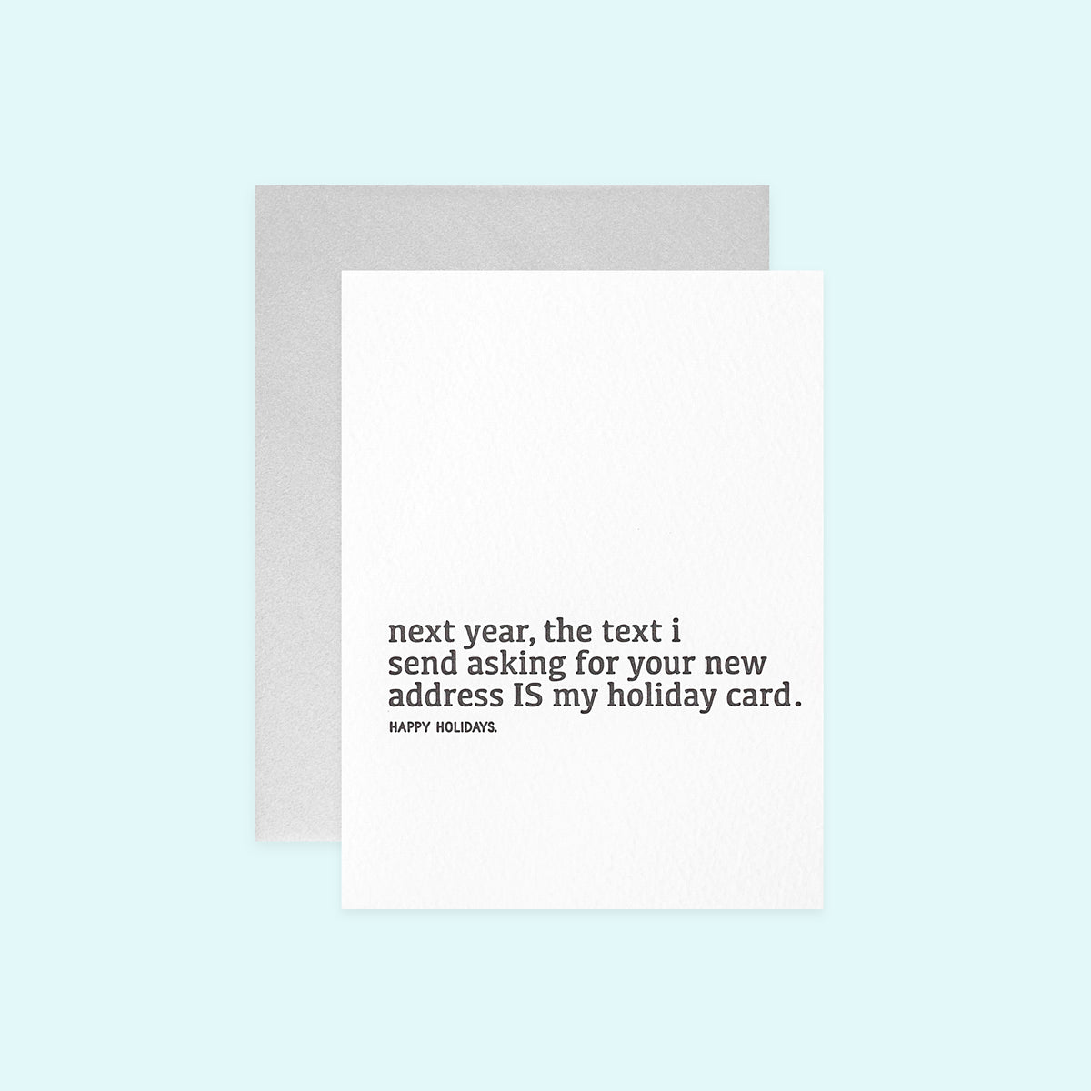 Sapling Press New Address Holiday Card 