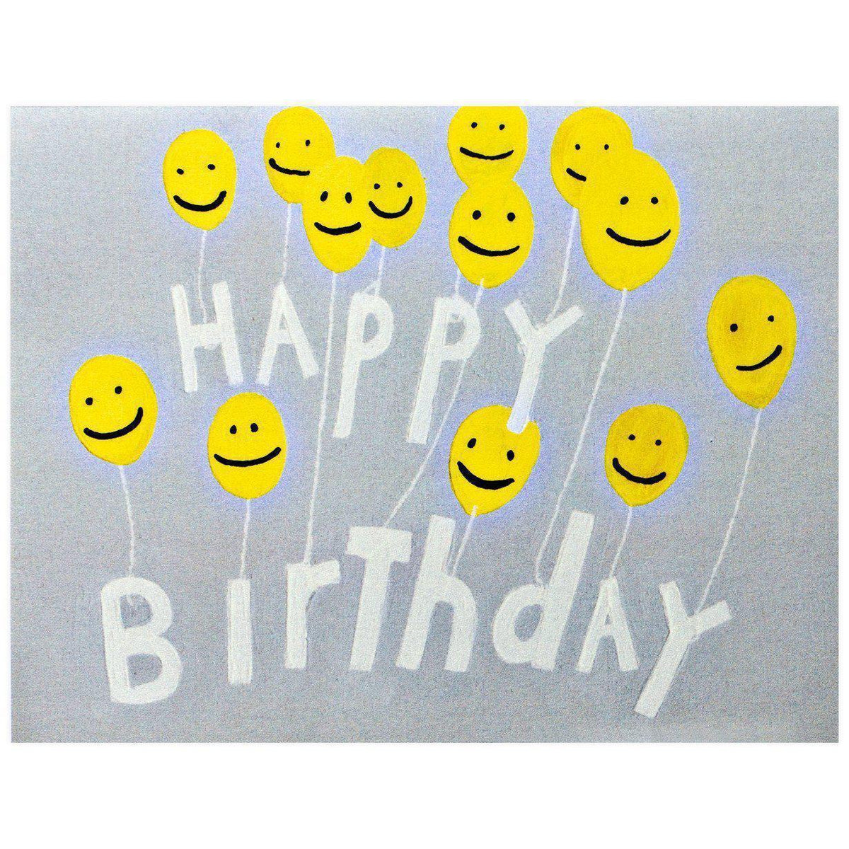 Dear Hancock Smiling Balloons Birthday Card 