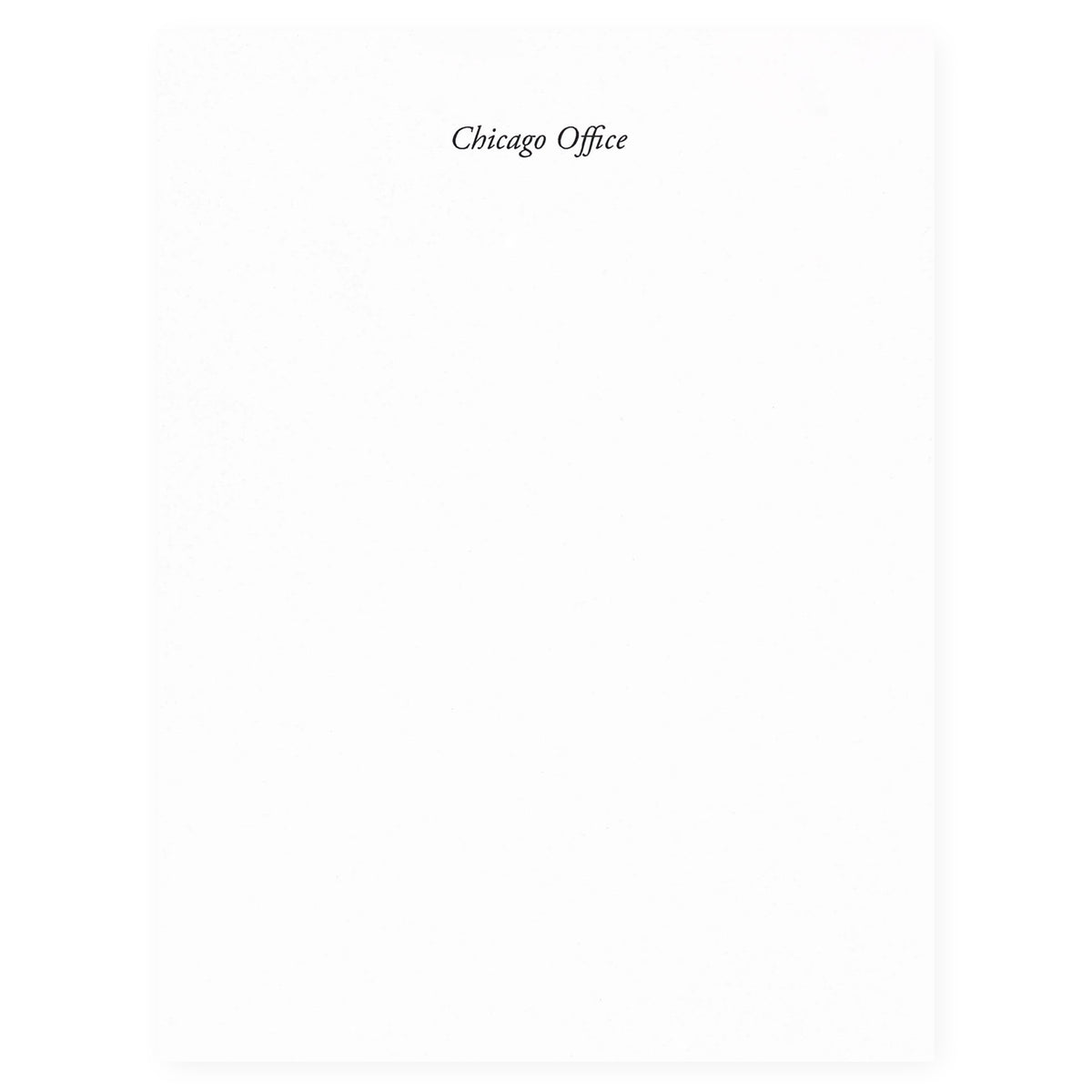 Terrapin Stationers Chicago Office Notepad 