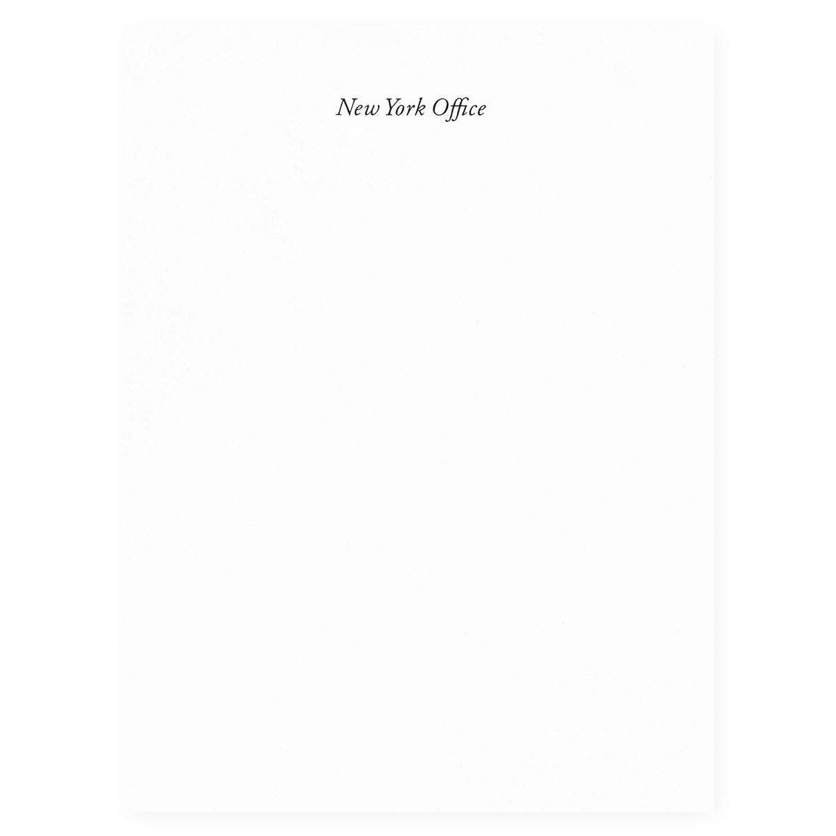 Terrapin Stationers New York Office Notepad 