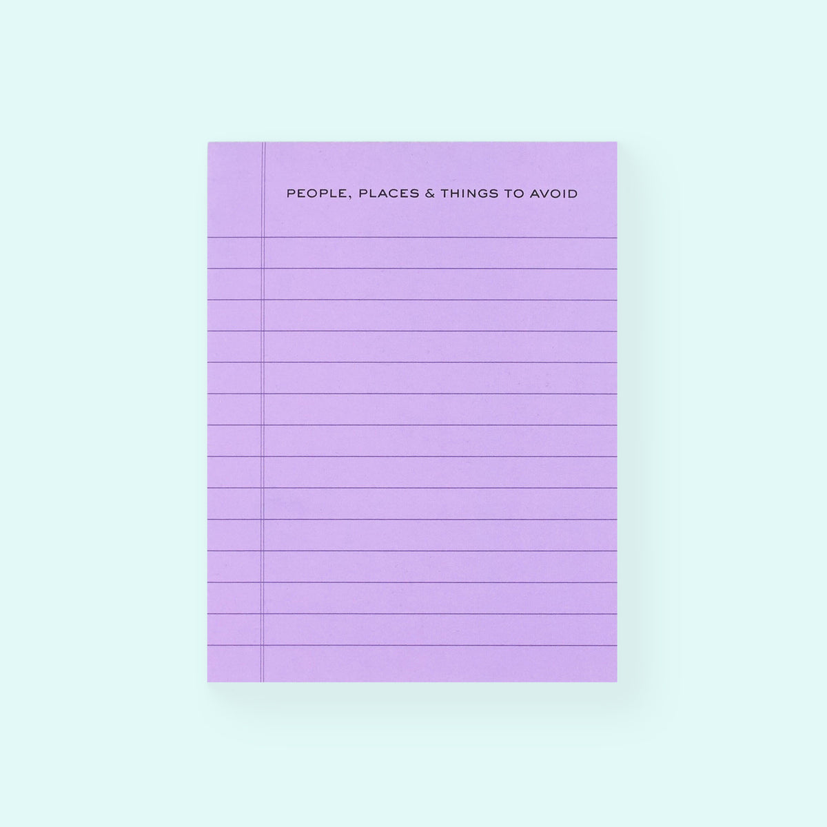 Terrapin Stationers People, Places & Things to Avoid Notepad 