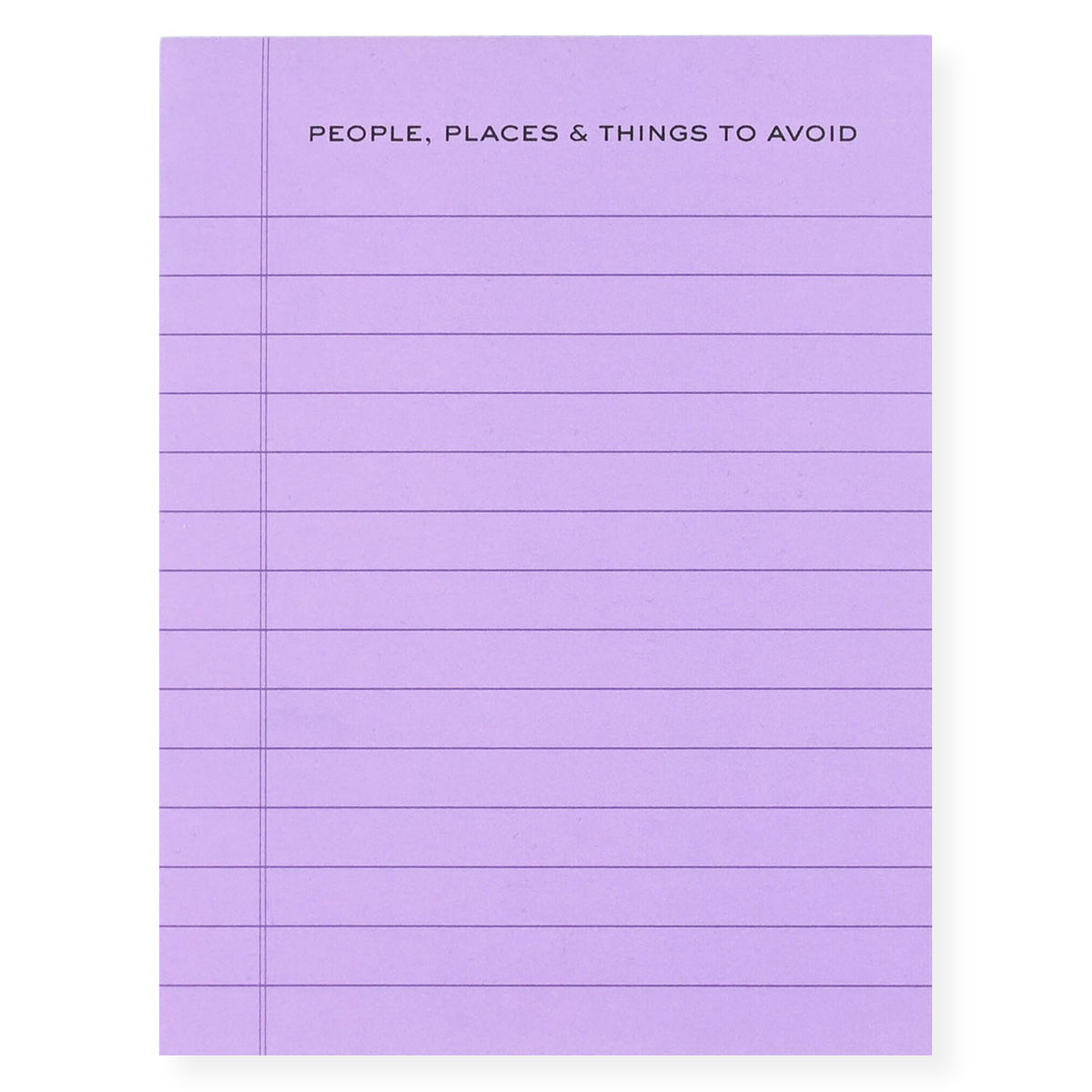 Terrapin Stationers People, Places & Things to Avoid Notepad 