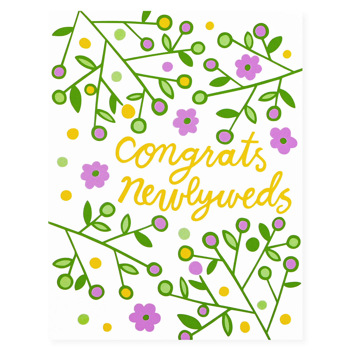 The Good Twin Newlyweds Wedding Card 