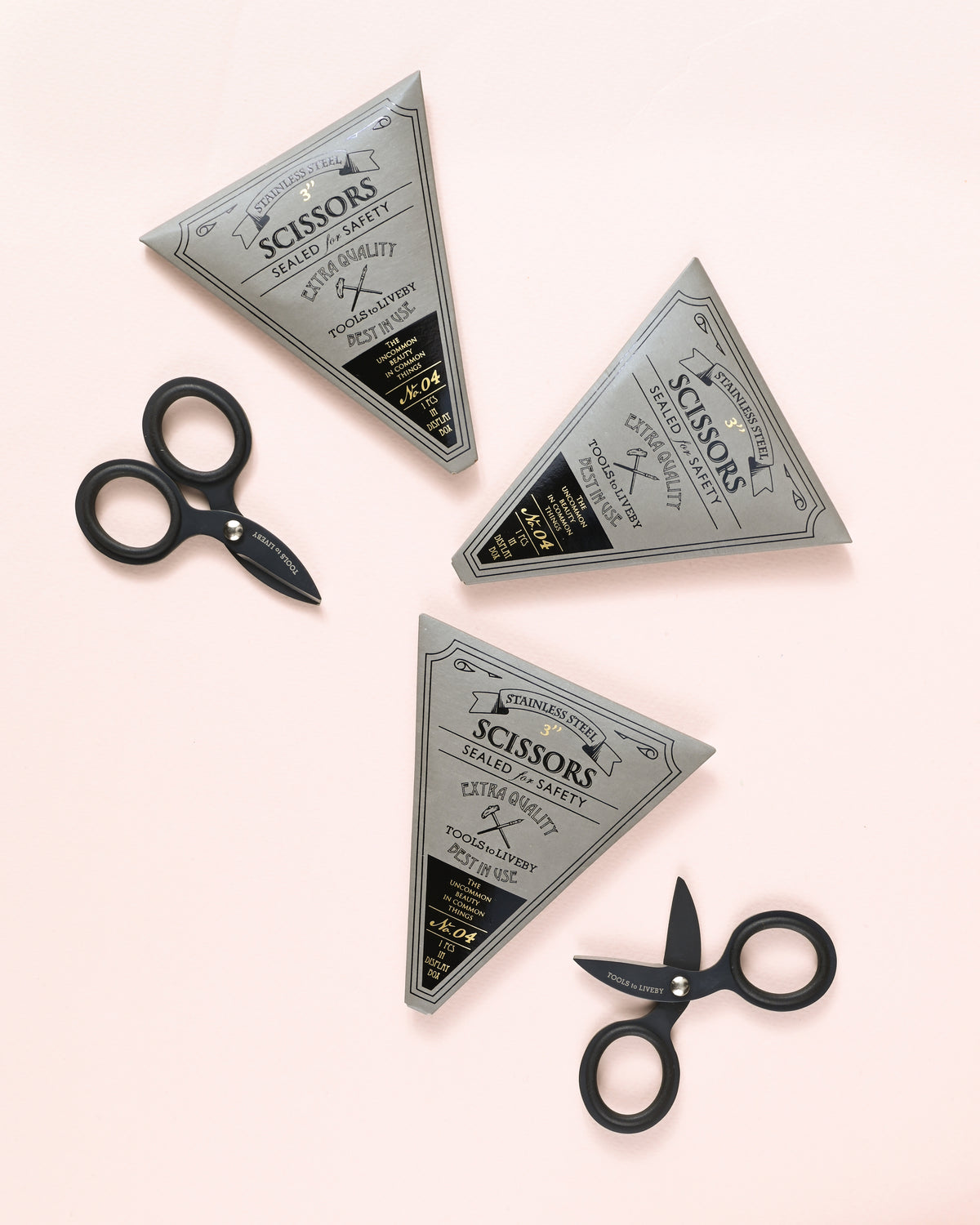 TOOLS to LIVEBY Scissors 3" Black 