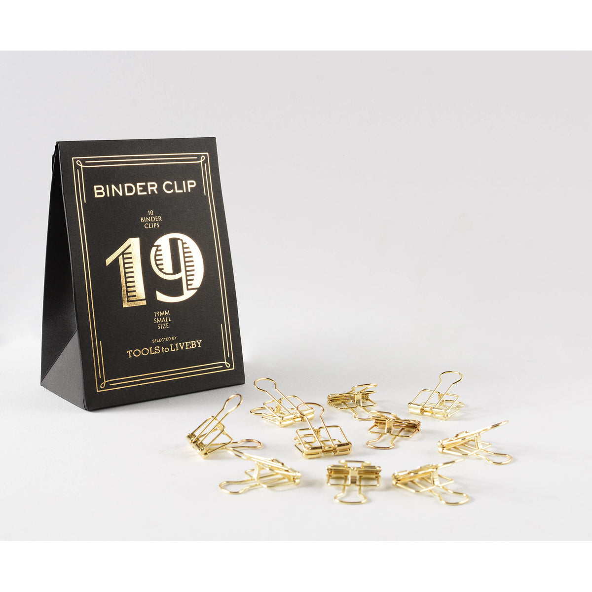 TOOLS to LIVEBY Tools To LiveBy Binder Clips 19mm | Silver Or Gold Gold