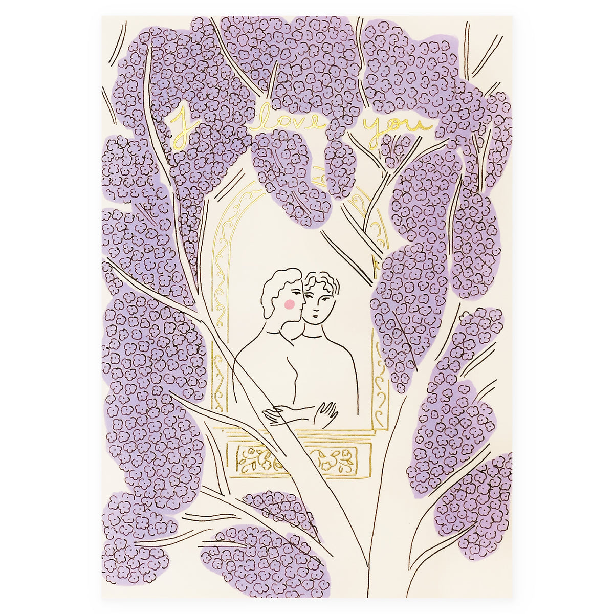 Wrap Love Blossoms Greeting Card 