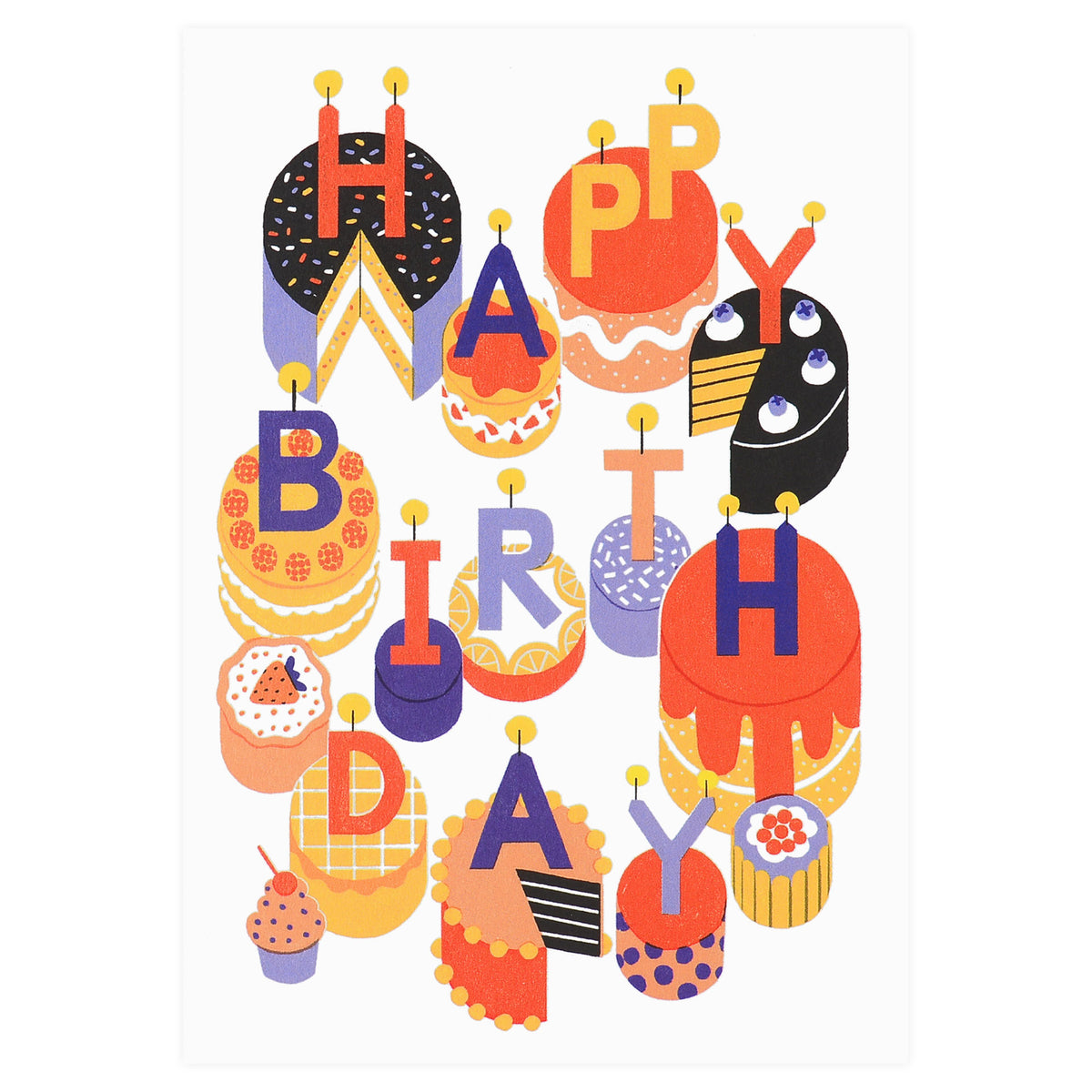 Wrap Cake Time Birthday Card 