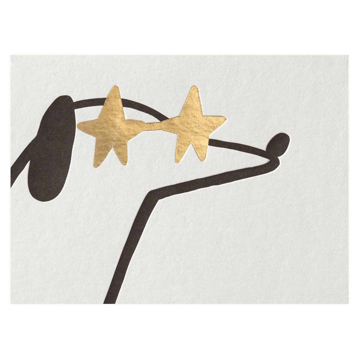 Wrap Dog With Shades Greeting Card 