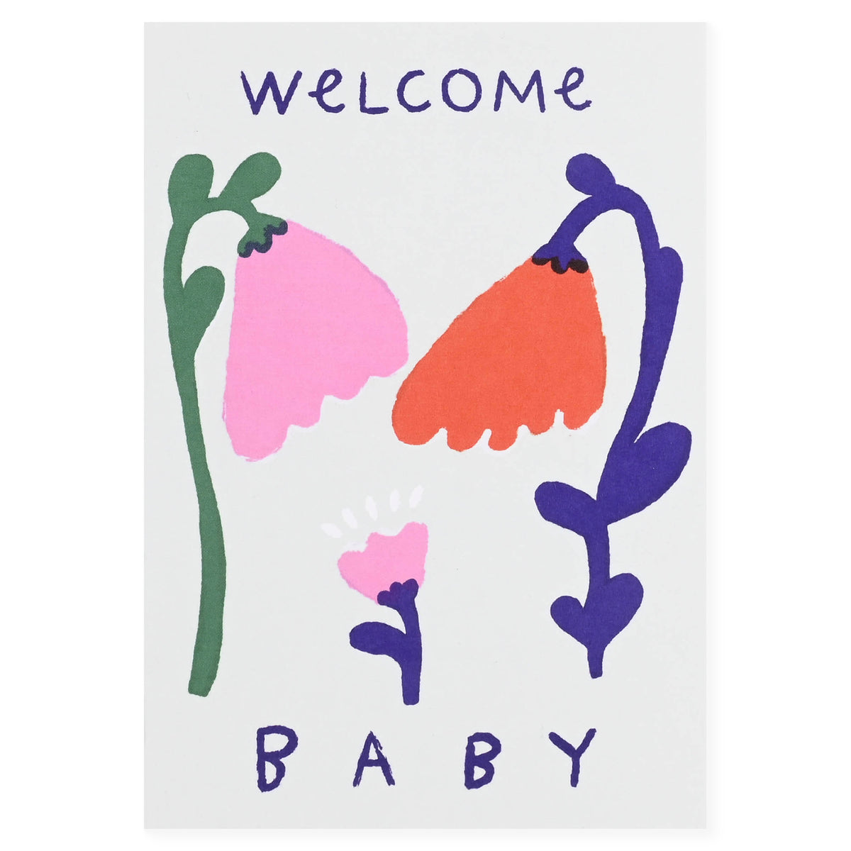 Wrap Welcome Baby Greeting Card 