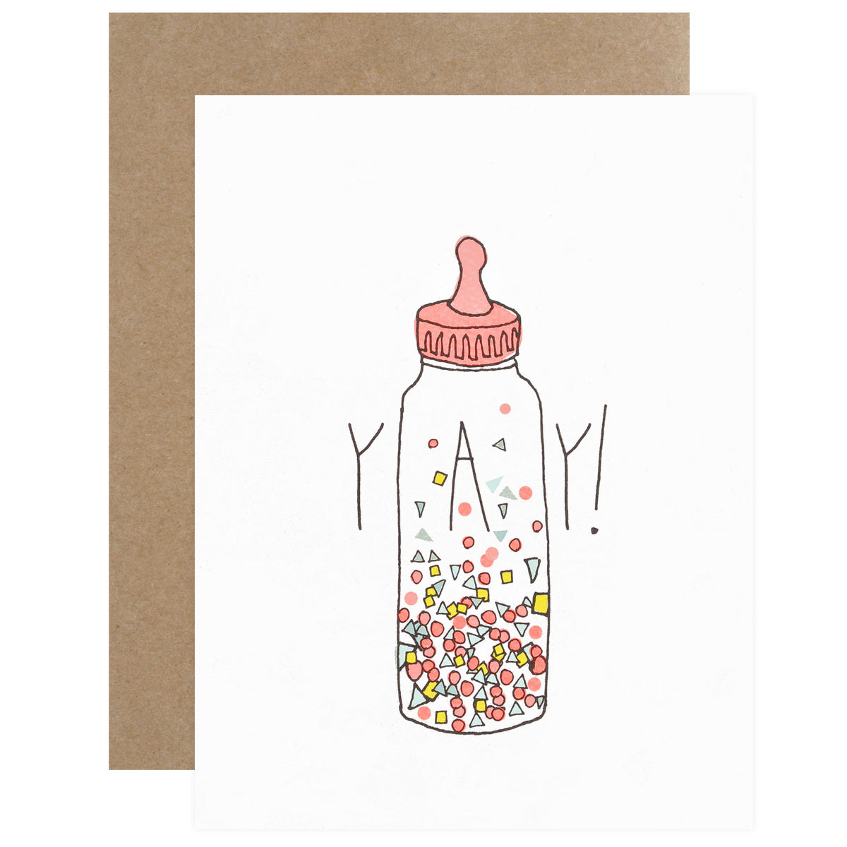 Hartland Cards Yay Confetti New Baby Card